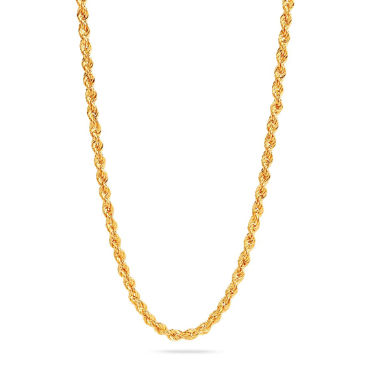Gold Twist Rope Chain (8mm)